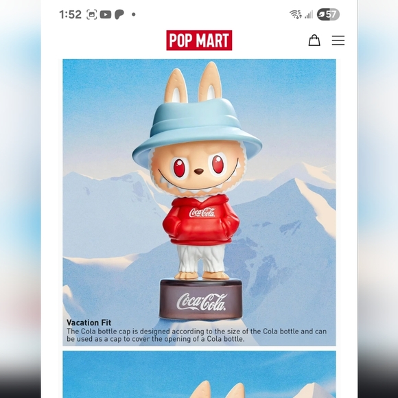 POPMART THE MONSTERS FIGURE - VACATION FIT - Picture 1 of 4